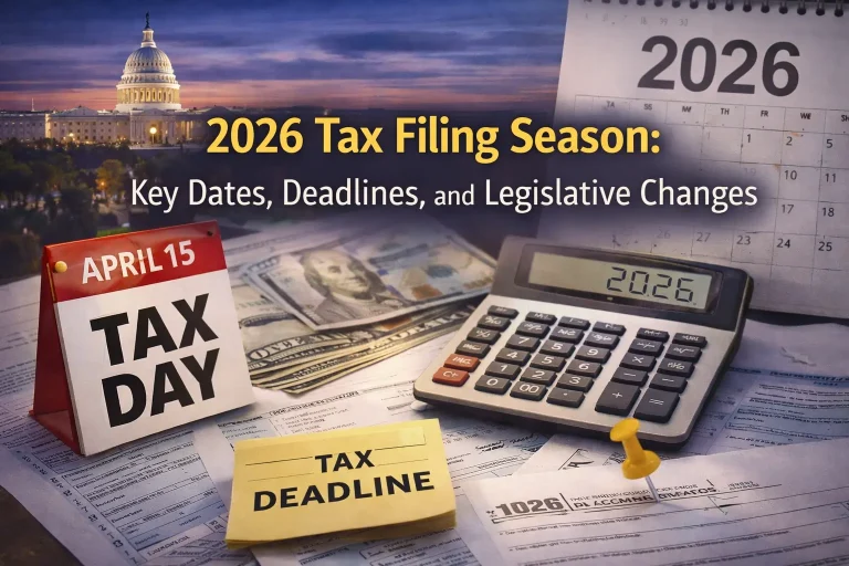 2026 federal tax season overview with filing deadlines and compliance updates