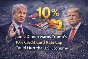 Jamie Dimon Warns Trump’s 10% Credit Card Rate Cap Could Trigger Economic Turmoil