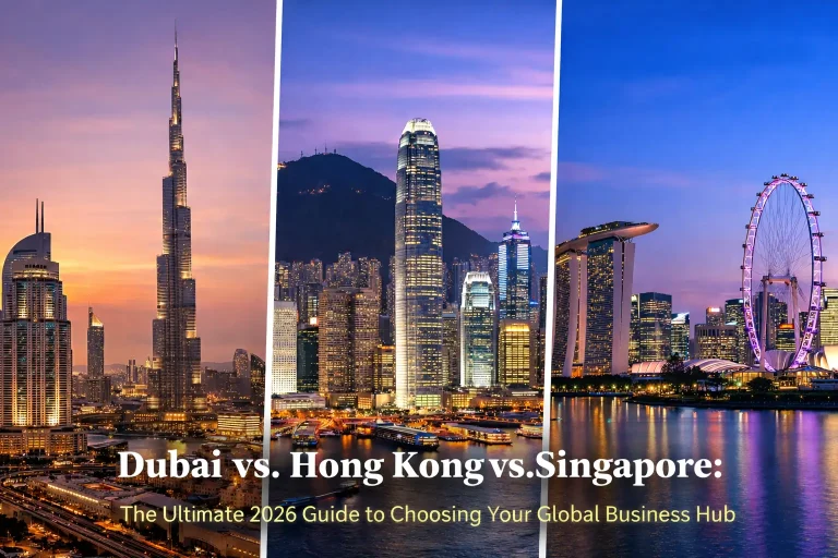Dubai vs. Hong Kong vs. Singapore best place for business incorporation
