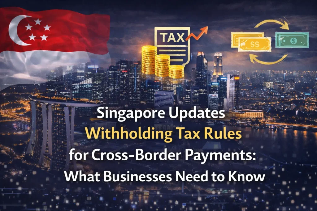 Singapore Updates Withholding Tax Rules for Cross-Border Payments: What Businesses Need to Know