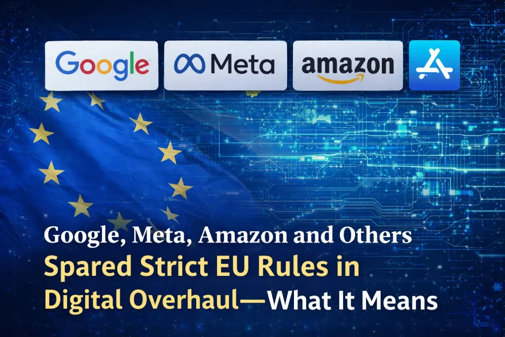 Tech giants and EU digital rules