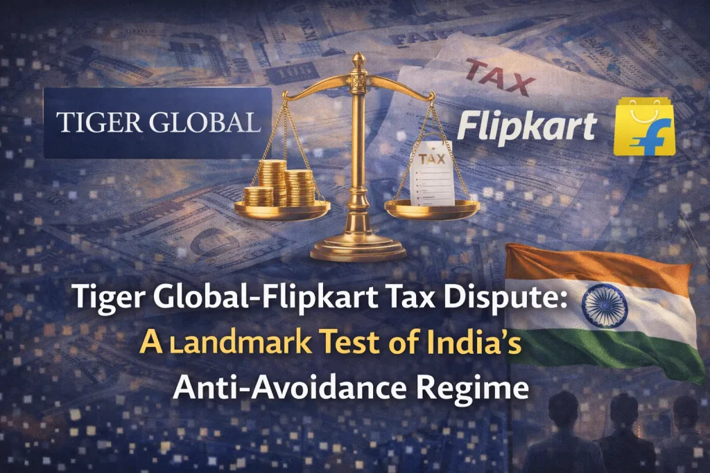 Tiger Global Flipkart Tax Dispute